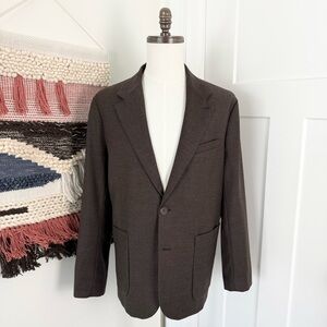 COS Wool Blazer Chocolate Brown Men's Sz 44R